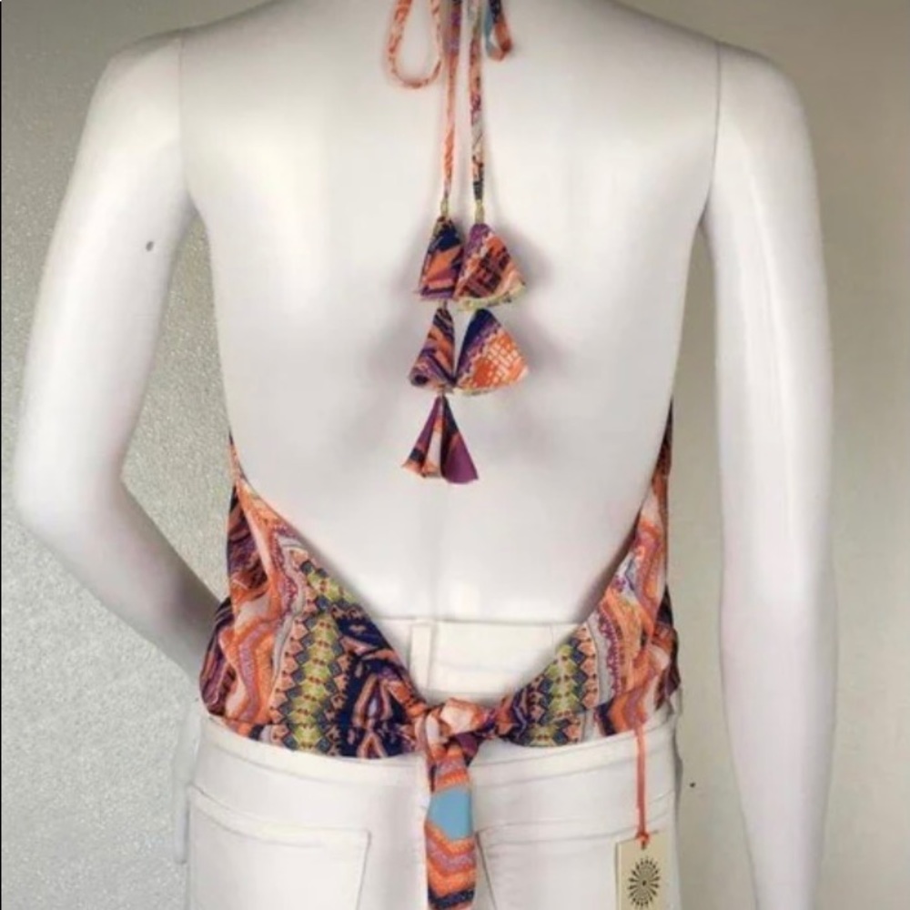 Ramy Brook printed halter top/coverup - Picture 4 of 8